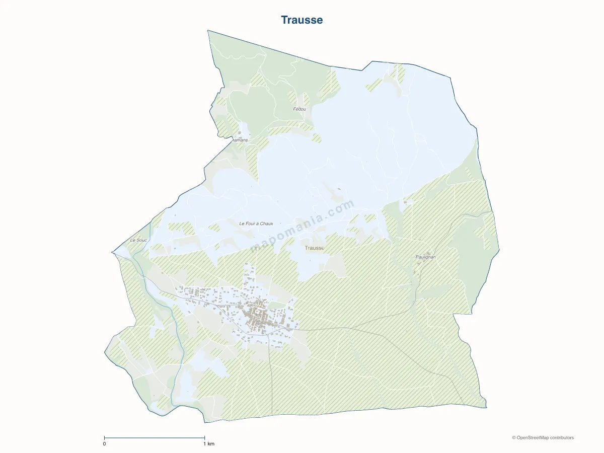 Carte de Trausse à personnaliser