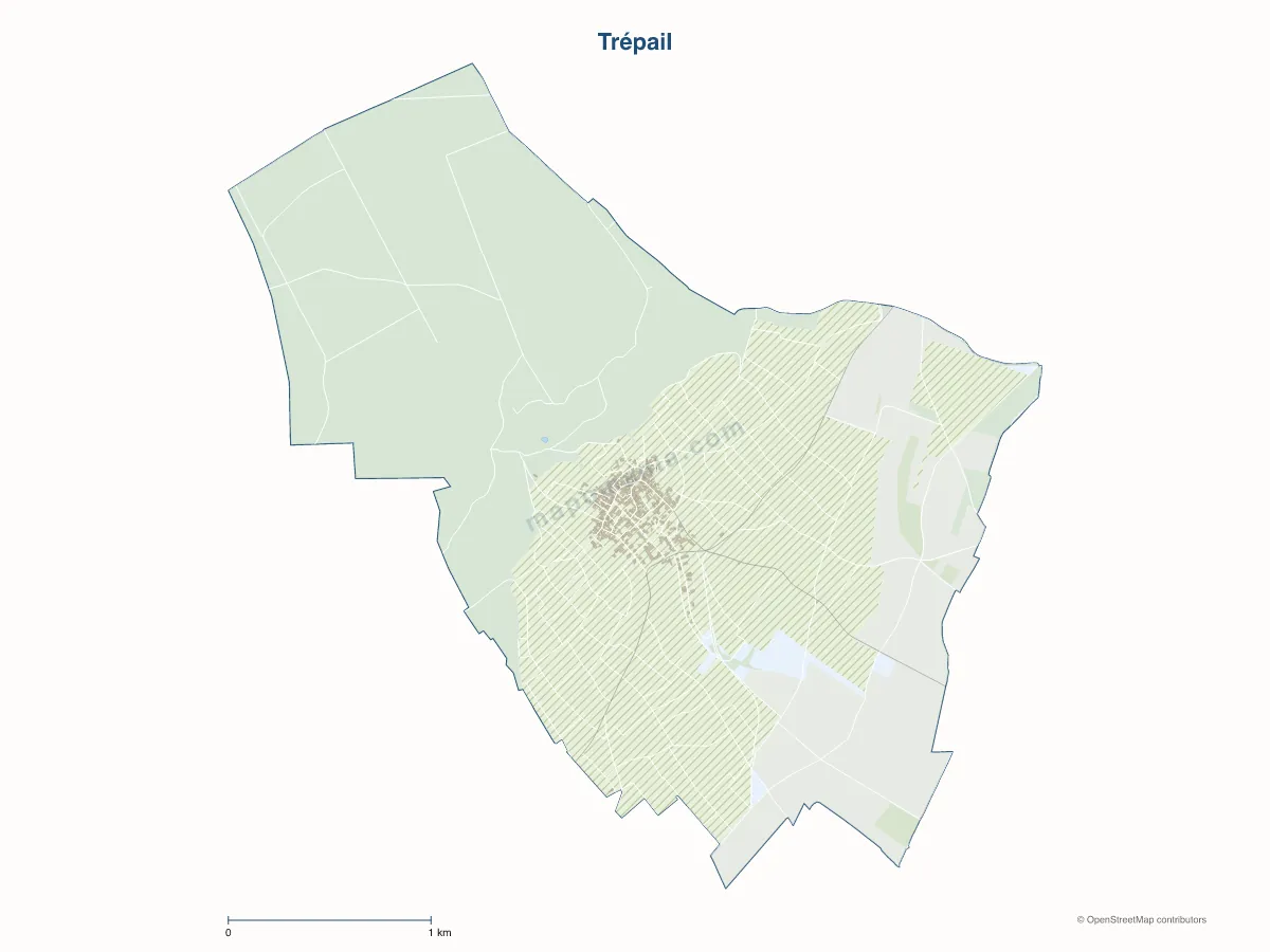 Carte de Trépail à personnaliser