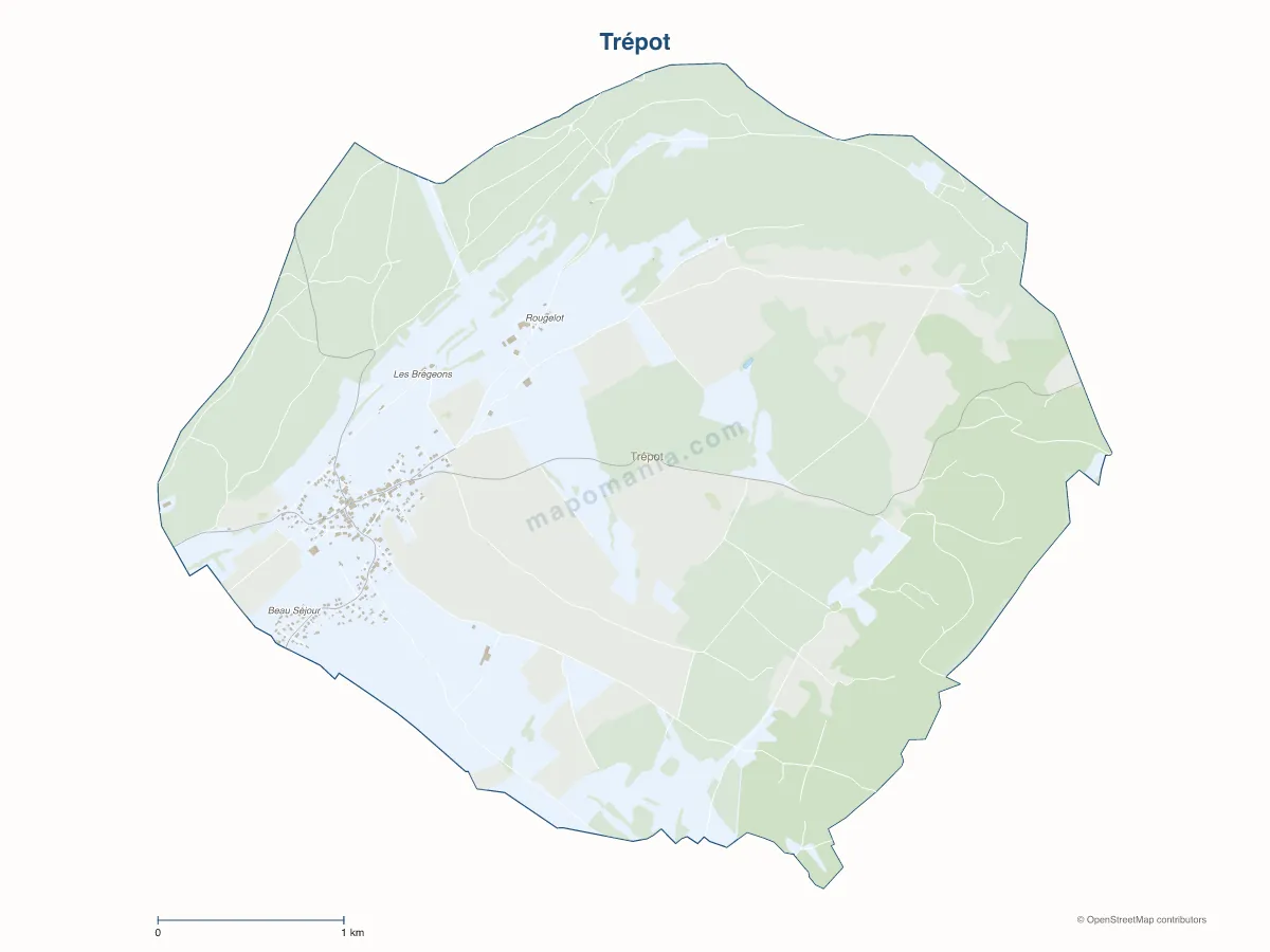 Carte de Trépot à personnaliser