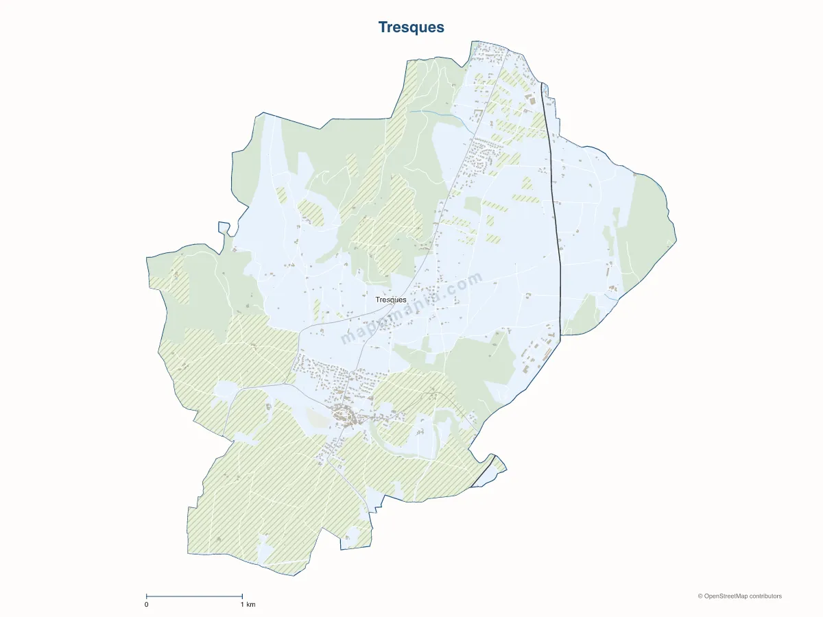 Carte de Tresques à personnaliser