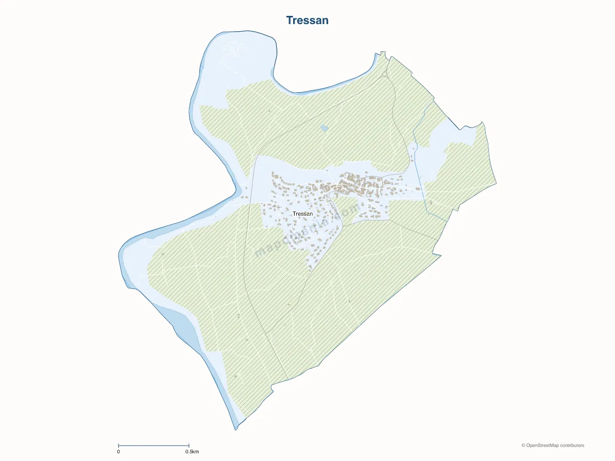 Carte de Tressan à personnaliser