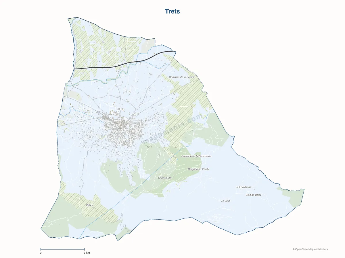 Carte de Trets à personnaliser