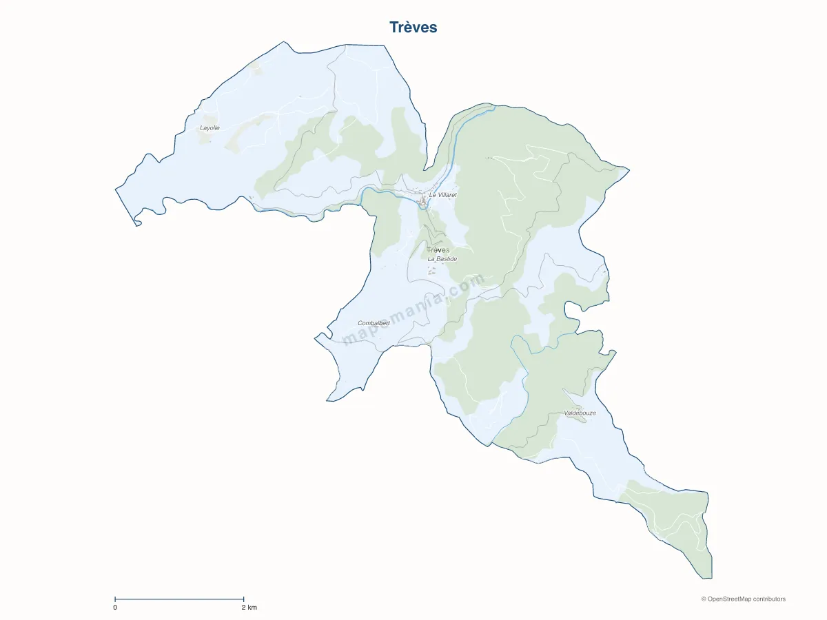 Carte de Trèves à personnaliser
