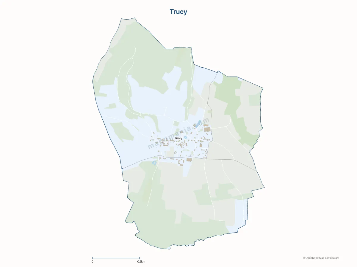 Carte de Trucy à personnaliser