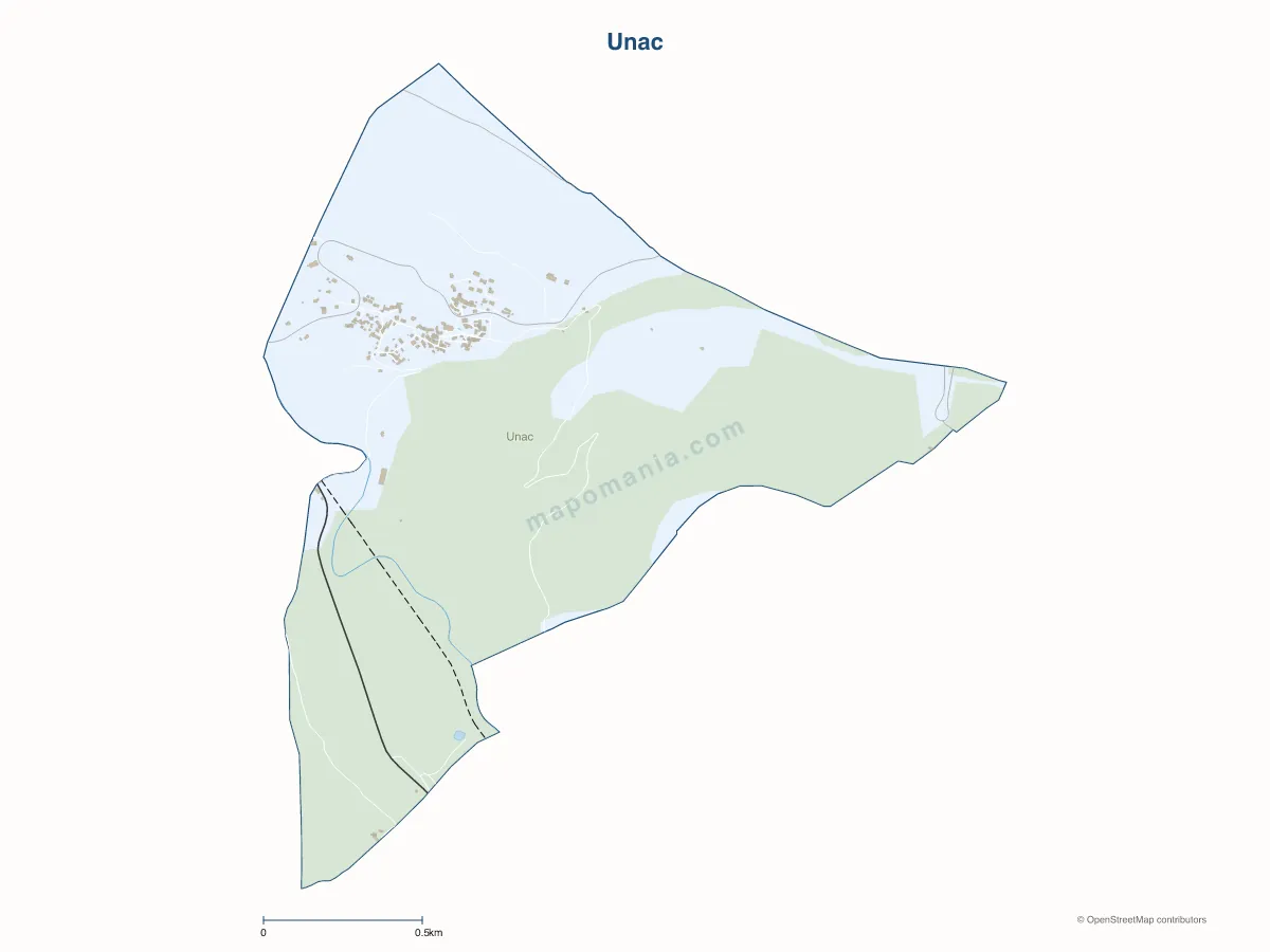 Carte de Unac à personnaliser