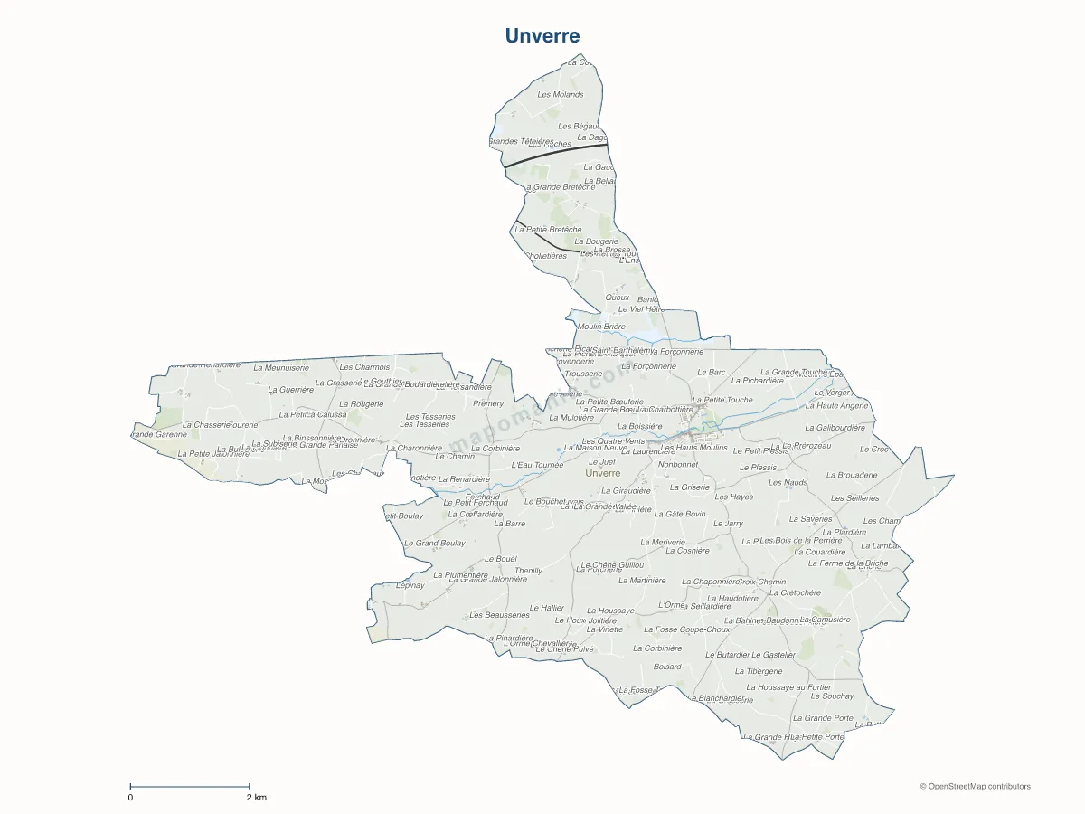 Carte de Unverre à personnaliser