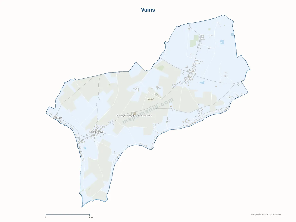 Carte de Vains à personnaliser