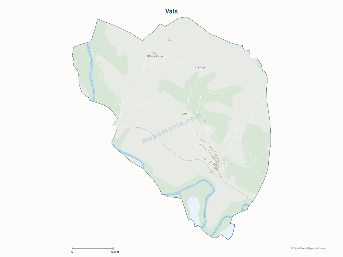 Carte de Vals à personnaliser