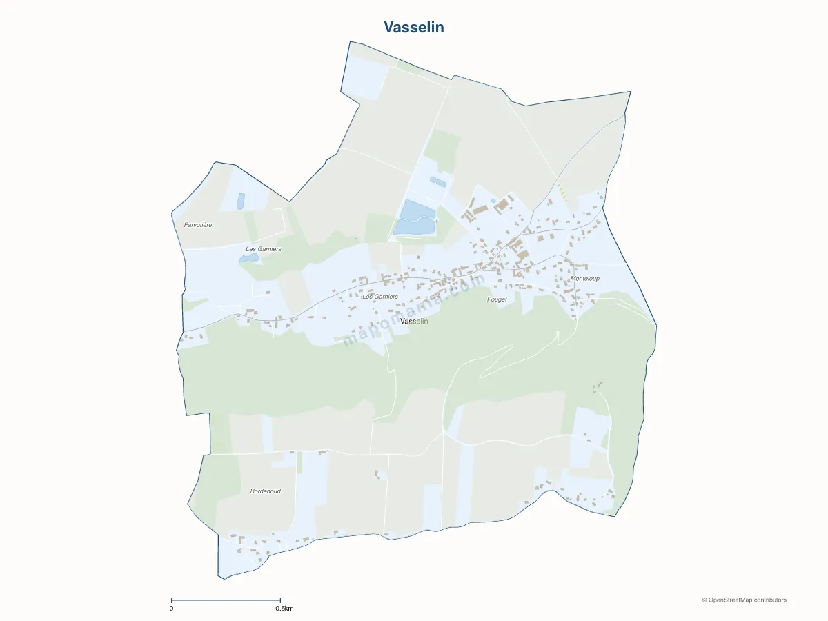 Carte de Vasselin à personnaliser
