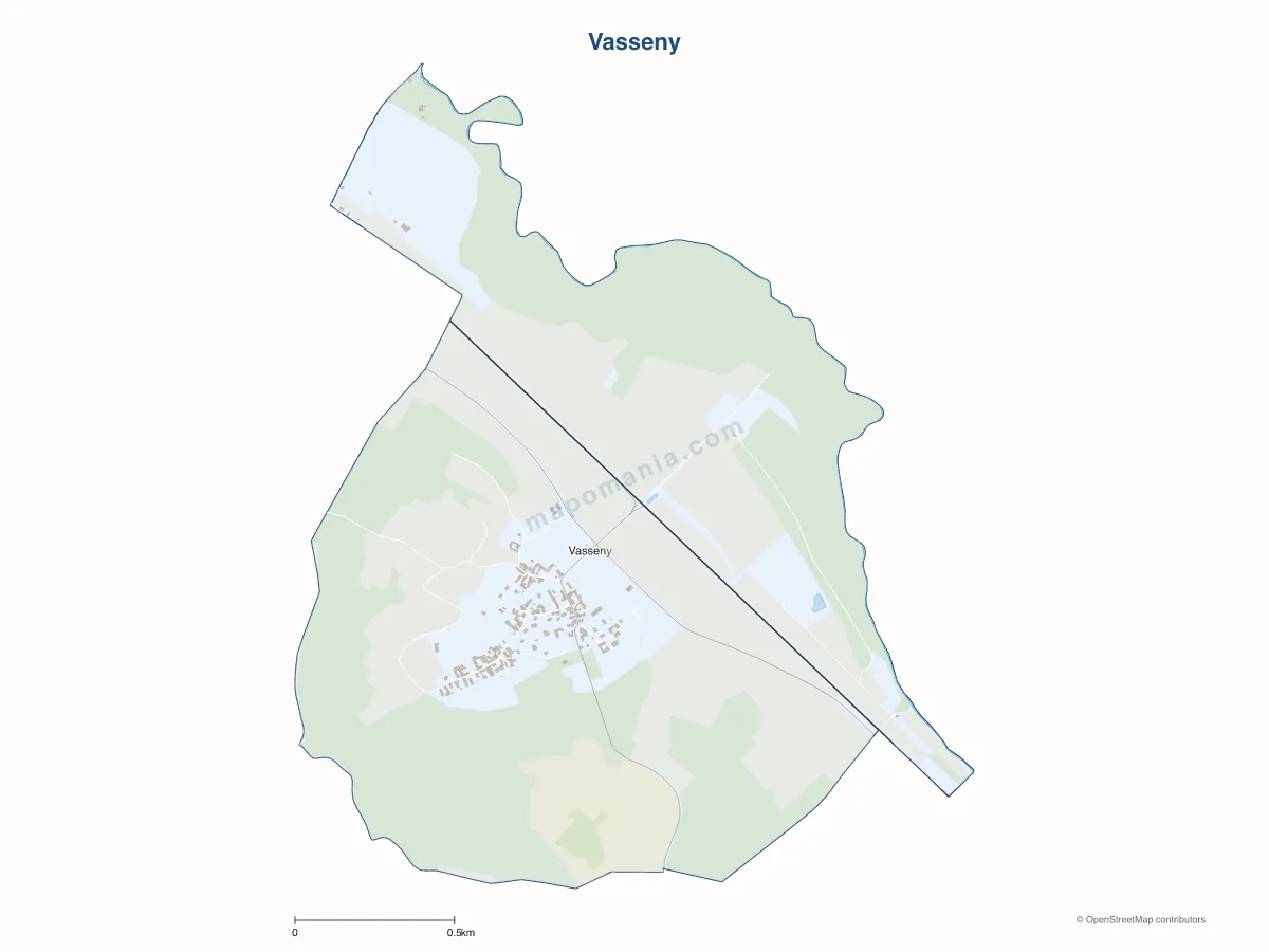 Carte de Vasseny à personnaliser