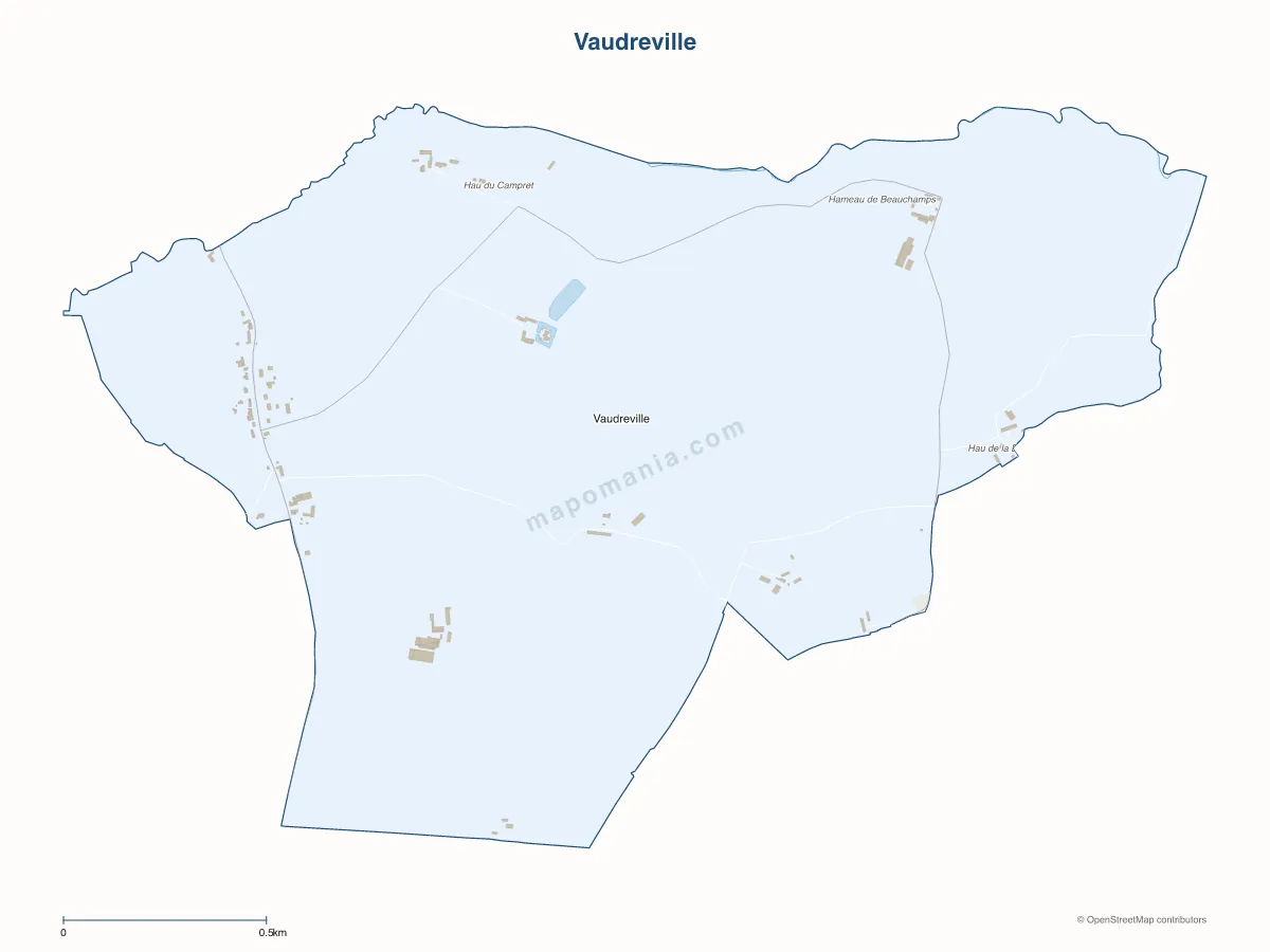 Carte de Vaudreville à personnaliser