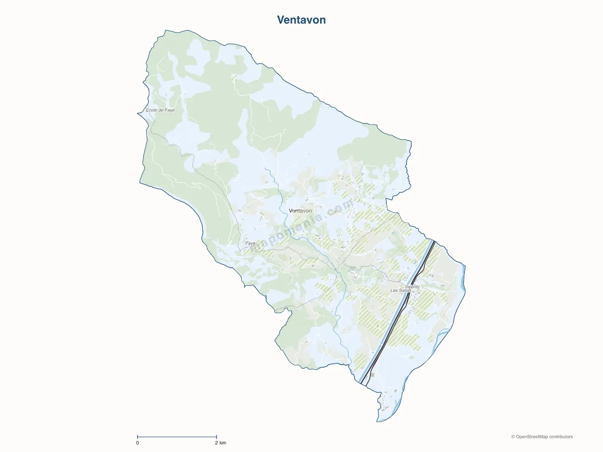 Carte de Ventavon à personnaliser