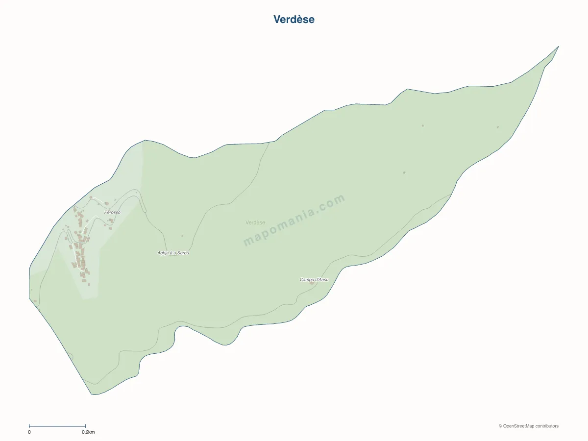 Carte de Verdèse à personnaliser
