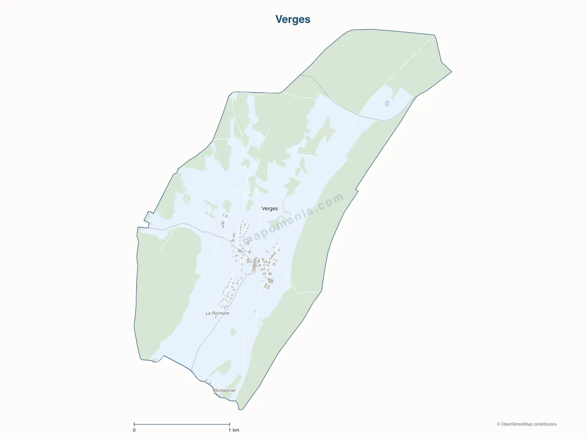 Carte de Verges à personnaliser