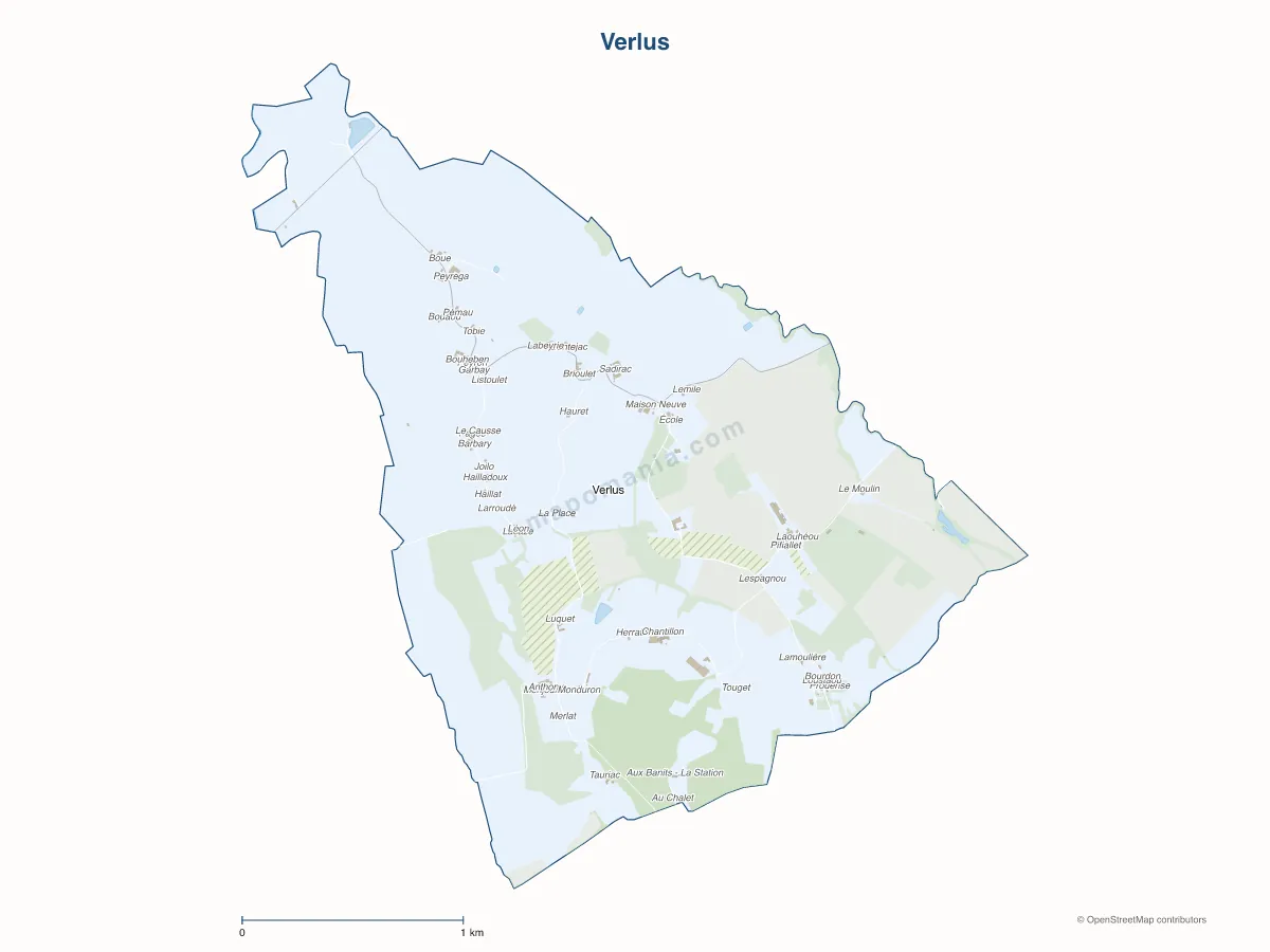 Carte de Verlus à personnaliser