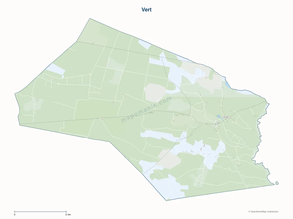 Carte de Vert à personnaliser