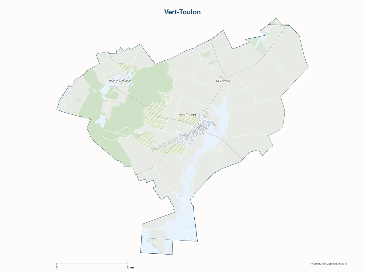Carte de Vert-Toulon à personnaliser