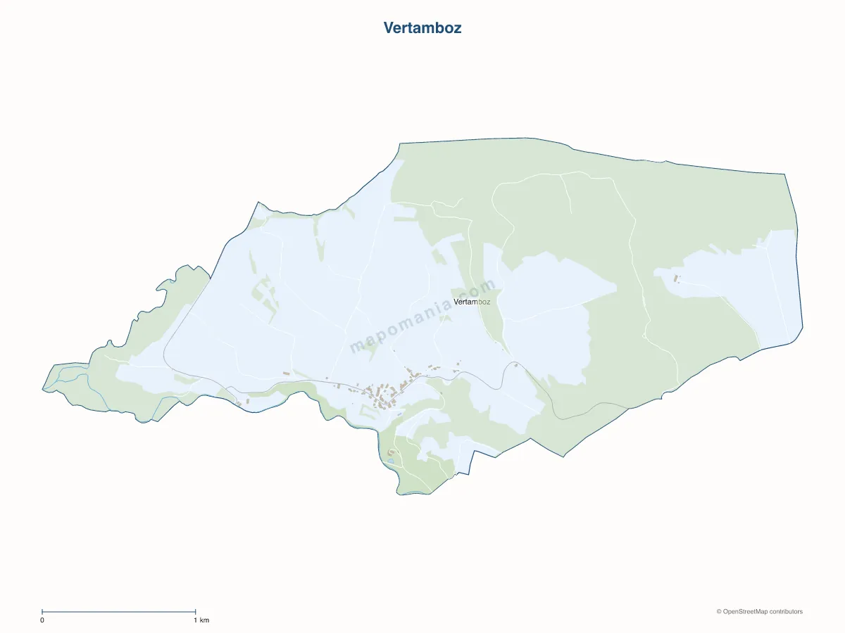 Carte de Vertamboz à personnaliser