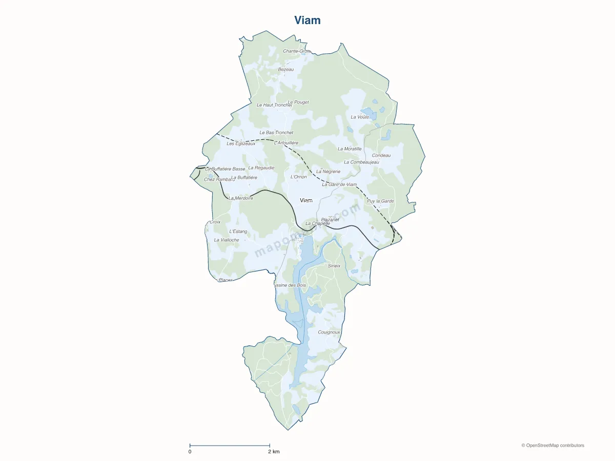 Carte de Viam à personnaliser