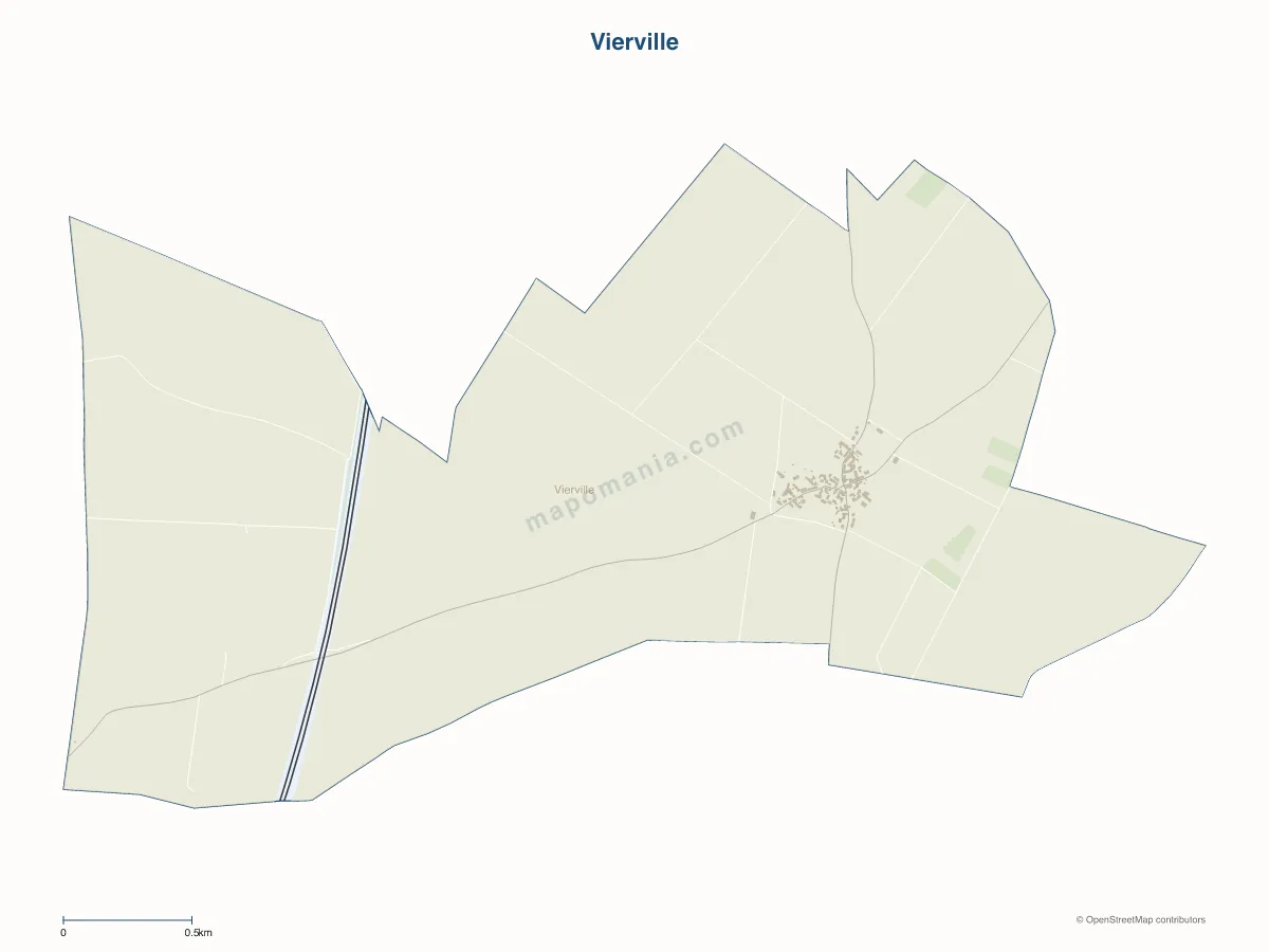 Carte de Vierville à personnaliser