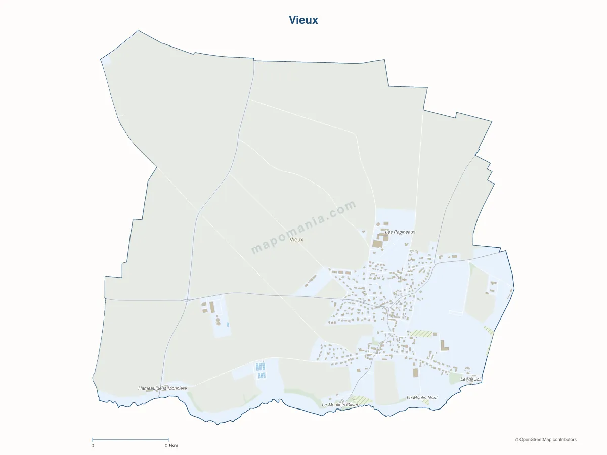 Carte de Vieux à personnaliser