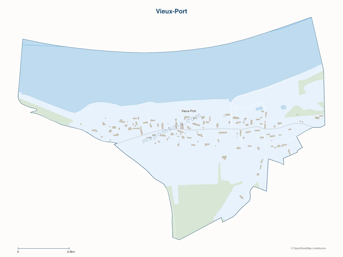 Carte de Vieux-Port à personnaliser