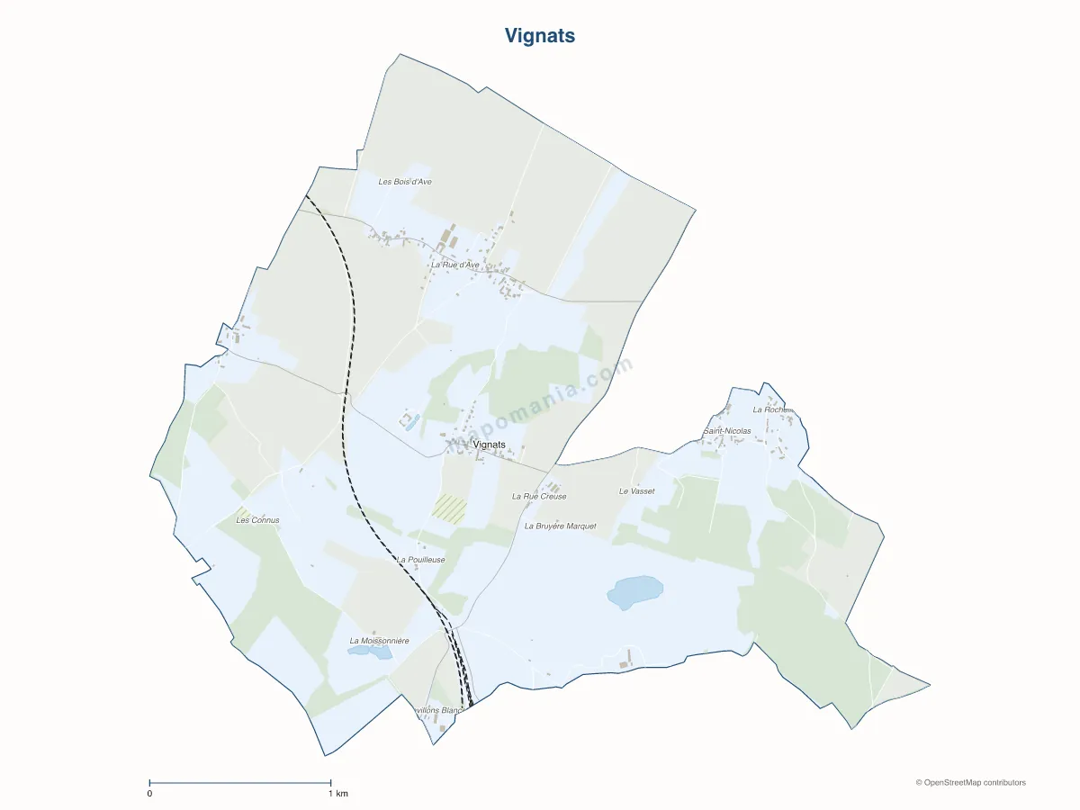 Carte de Vignats à personnaliser