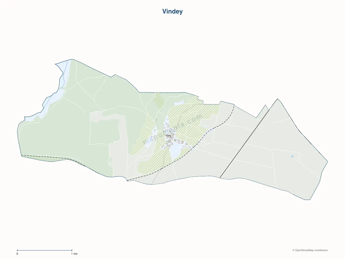 Carte de Vindey à personnaliser