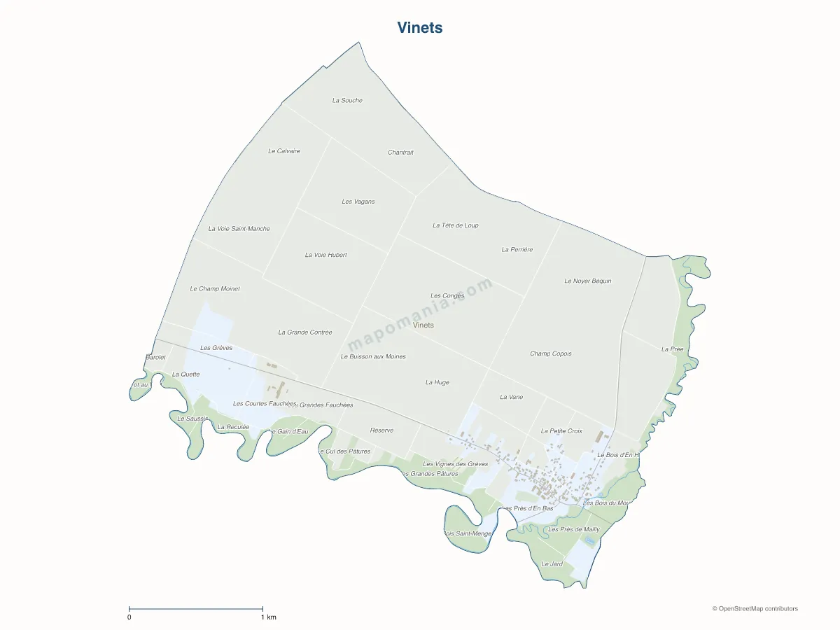 Carte de Vinets à personnaliser