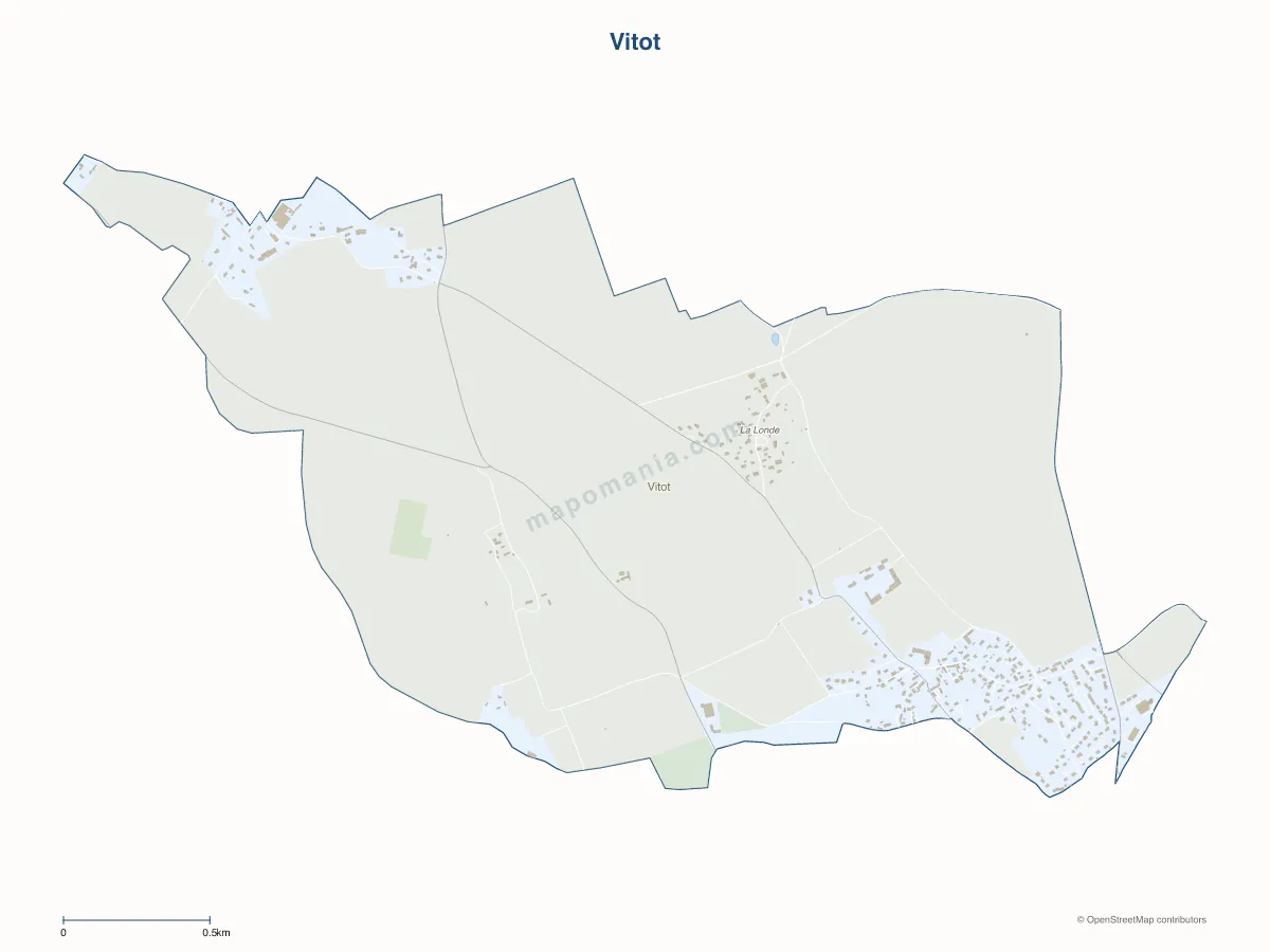 Carte de Vitot à personnaliser