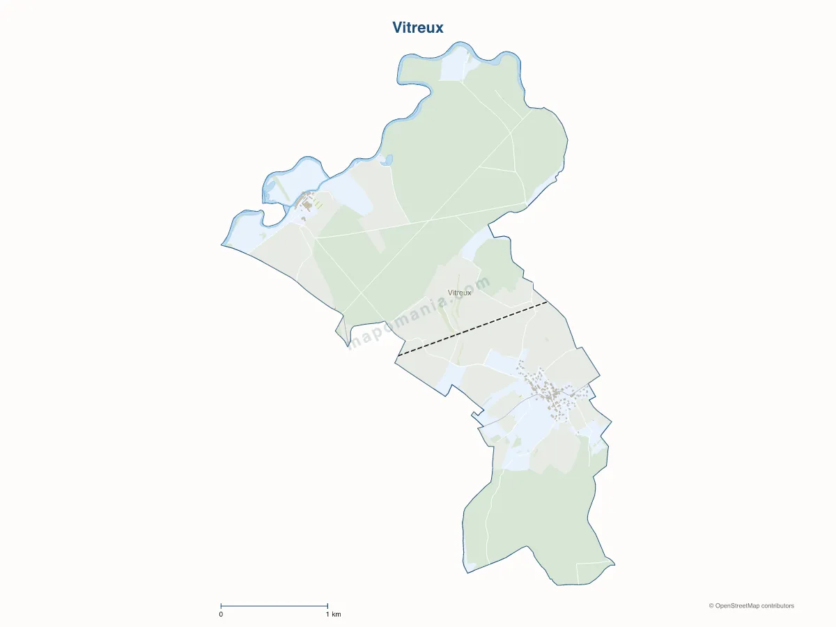 Carte de Vitreux à personnaliser