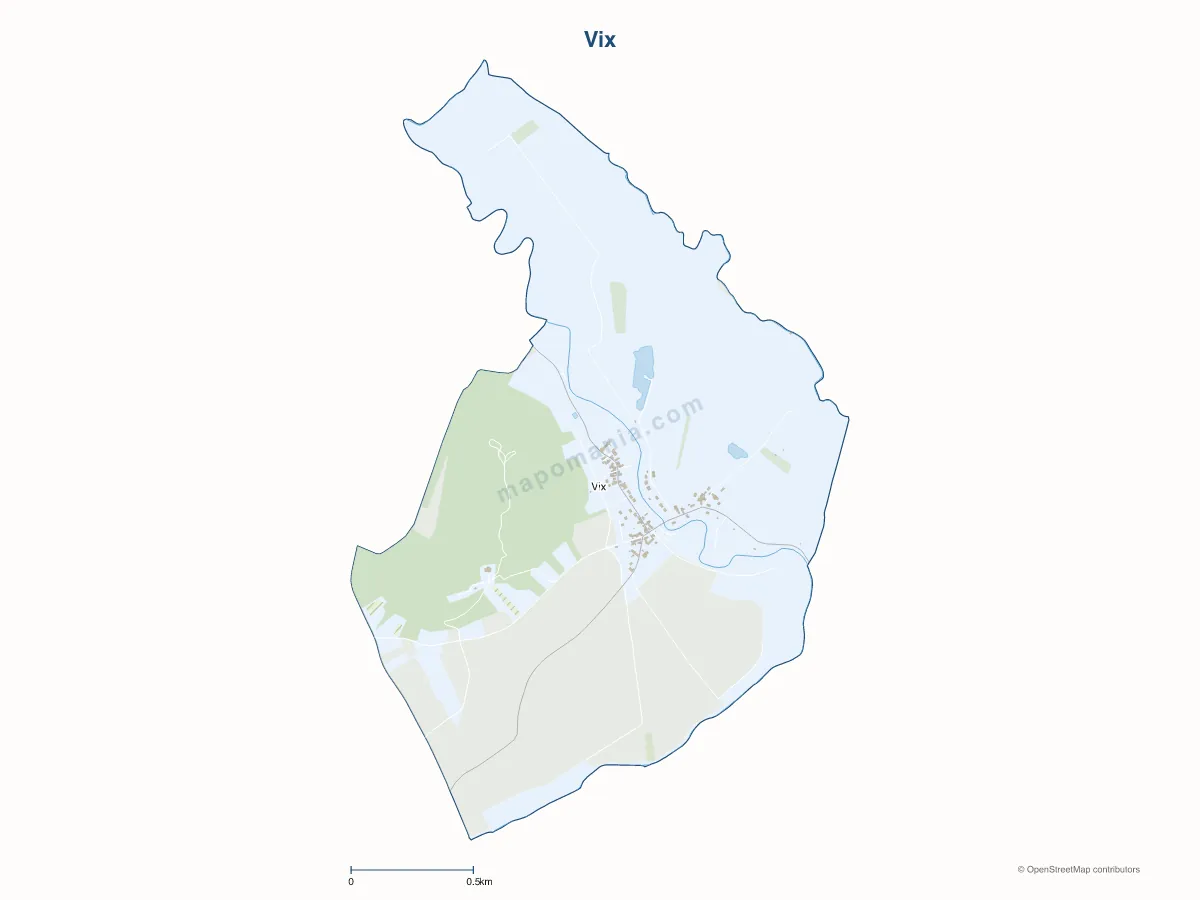Carte de Vix à personnaliser