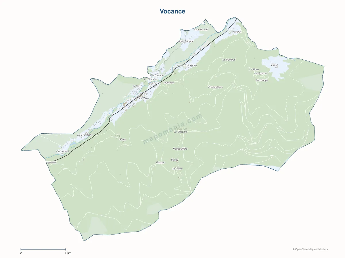 Carte de Vocance à personnaliser