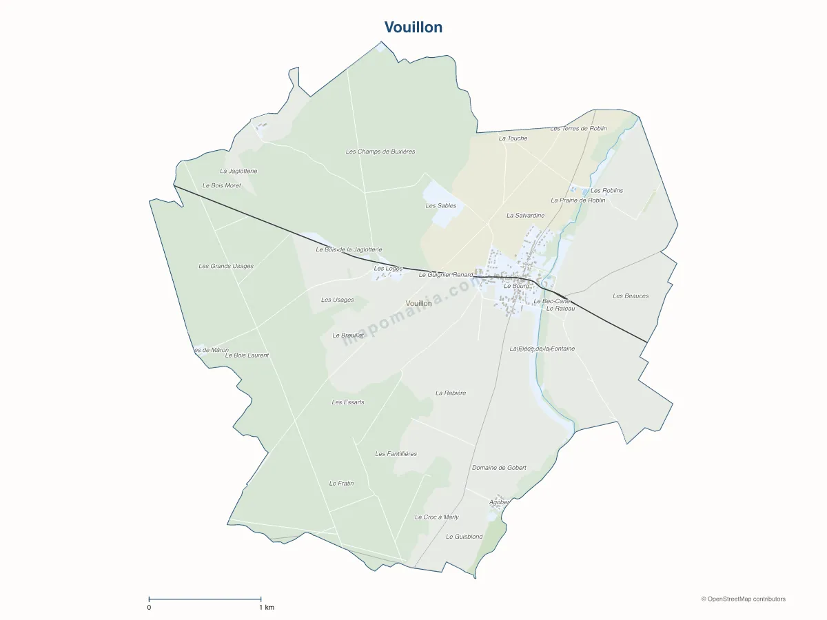 Carte de Vouillon à personnaliser