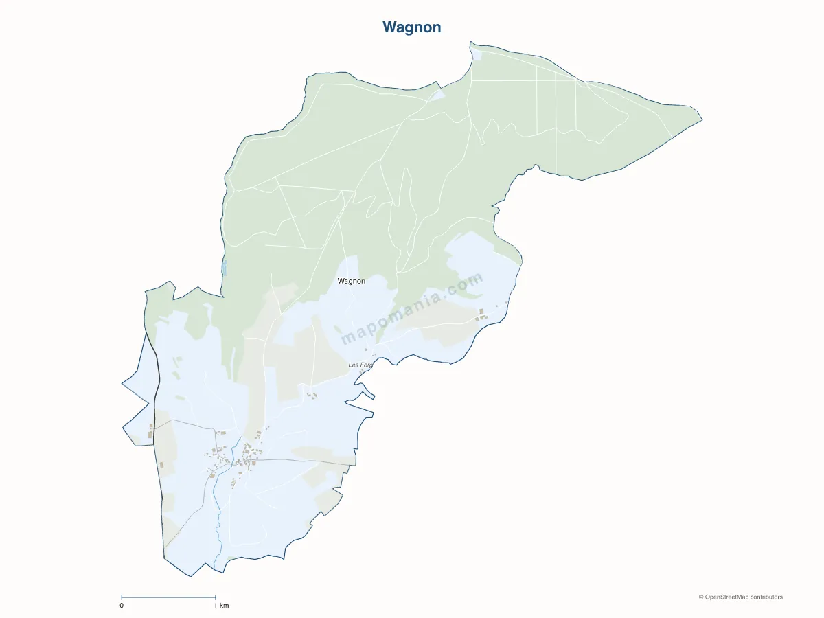 Carte de Wagnon à personnaliser