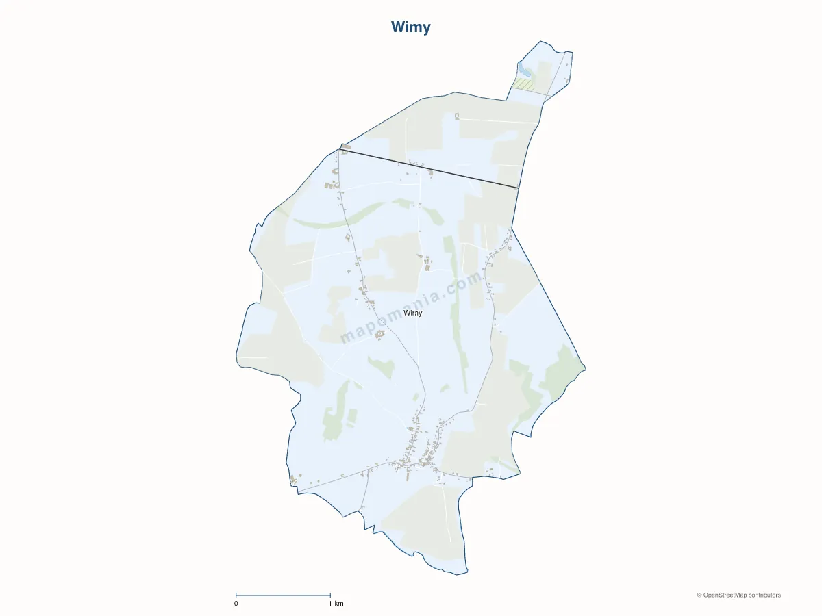 Carte de Wimy à personnaliser