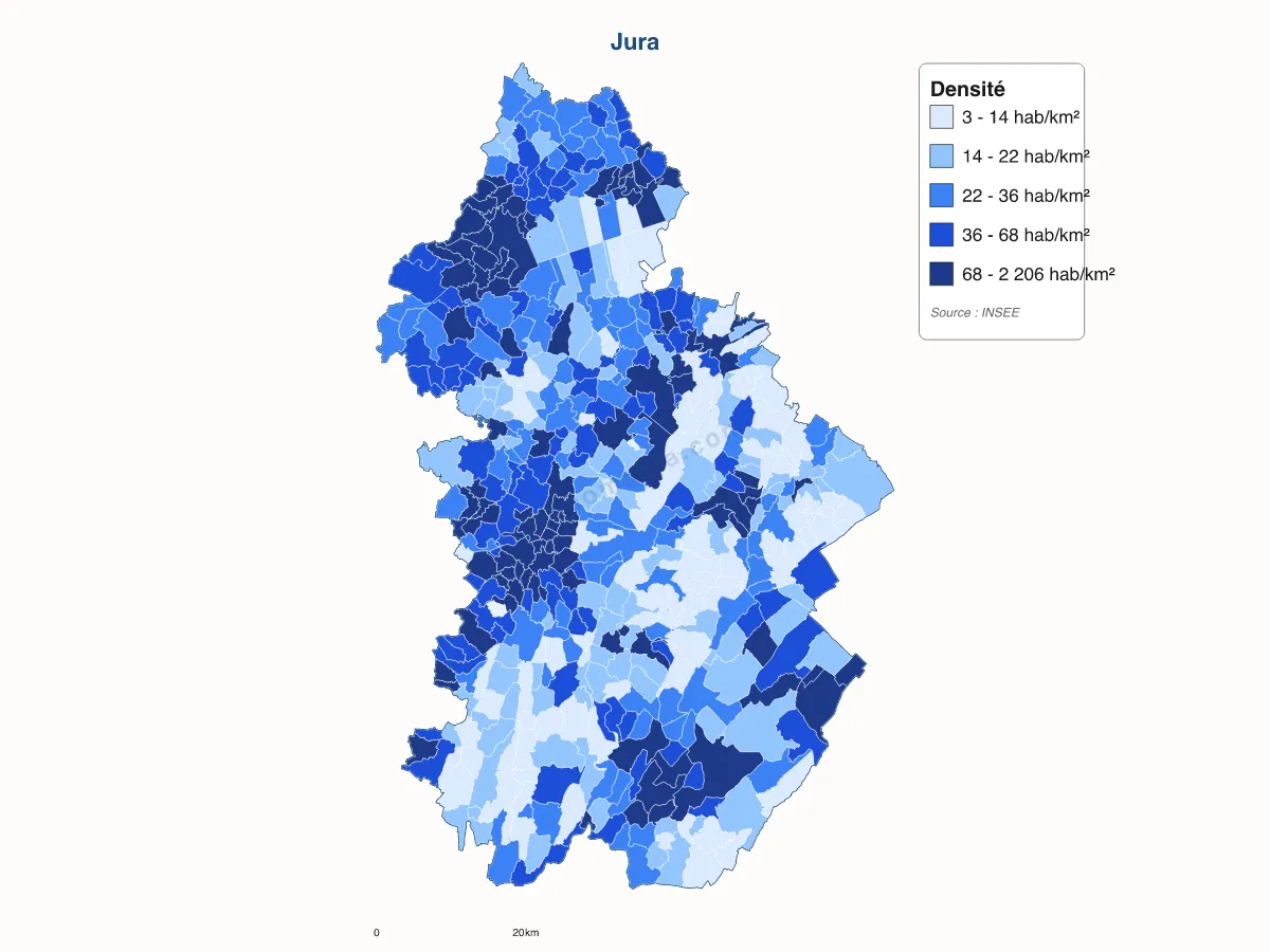 Carte de Jura à personnaliser