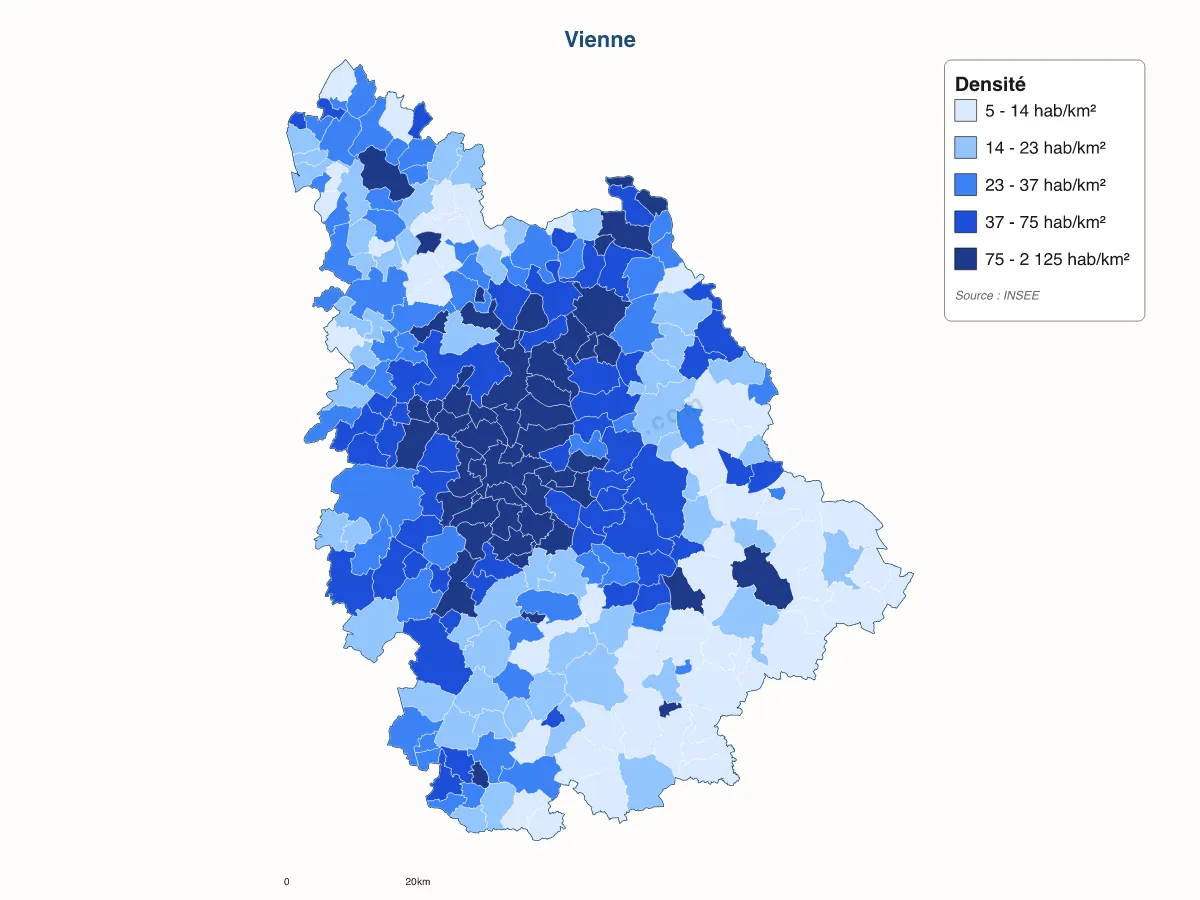 Carte de Vienne à personnaliser